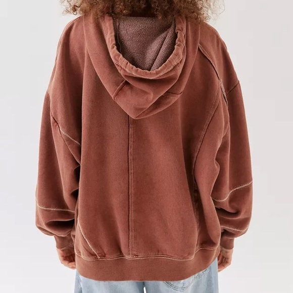 uo bdg saga spliced seam hoodie - Picture 6 of 7